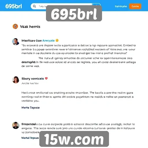 Recepção dos usuários ao site 695brl